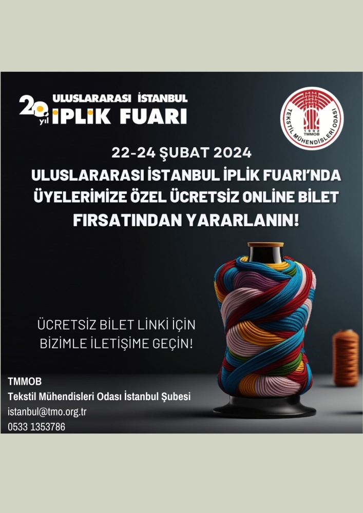 TÜYAP 20. ULUSLARARASI İPLİK FUARI BAŞLIYOR..