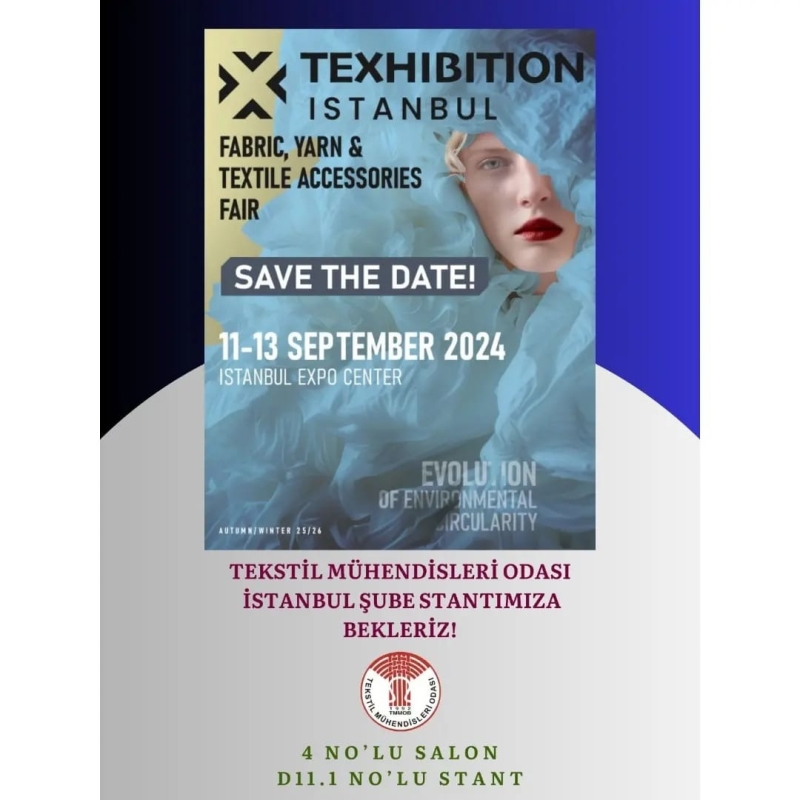 TEXHIBITION İSTANBUL Kumaş İplik ve Tekstil Aksesuarları Fuarına Katıldık..