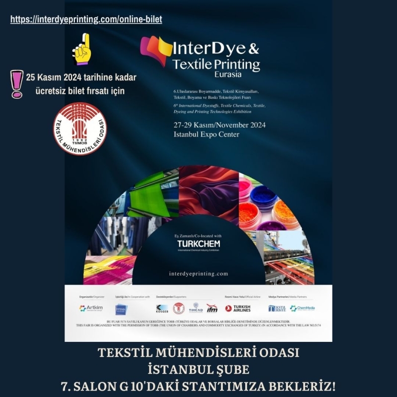 İFM’DE, INTERDYE TEXTILE & PRINTING 2024 FUARI BAŞLIYOR..