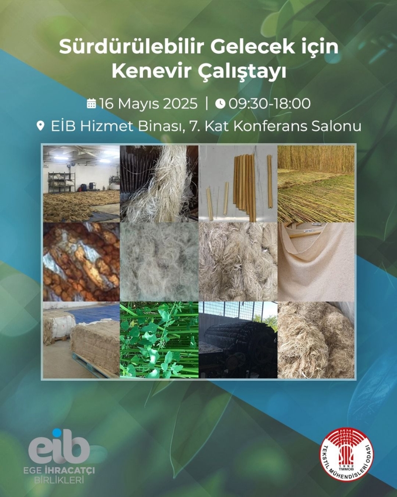 İZMİR'de Sürdürülebilir Gelecek İçin Kenevir Çalıştayı